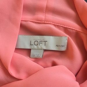 Ann Taylor button down chiffon top